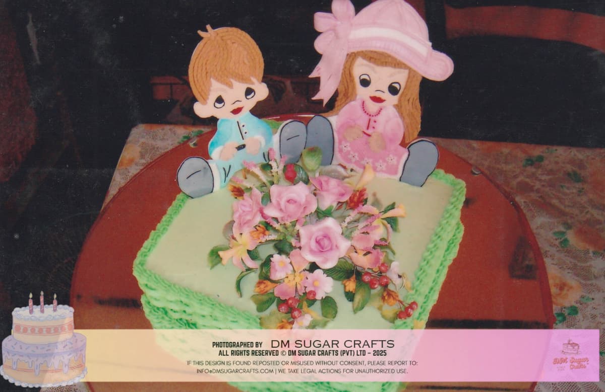 Playful Childhood Friendship Cake cake