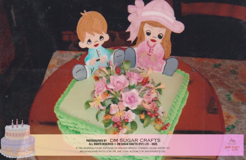 Playful Childhood Friendship Cake cake